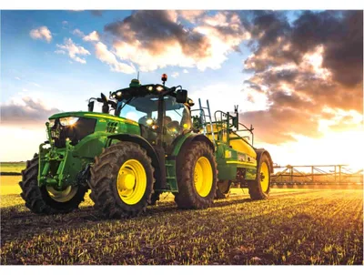 Image de Peinture au diamant Tracteur John Deere dans le champ 30x40cm