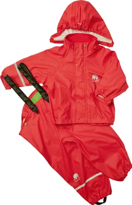 Produktbild von CeLaVi Kinder Regenkombi (Jacke+Hose) rot
