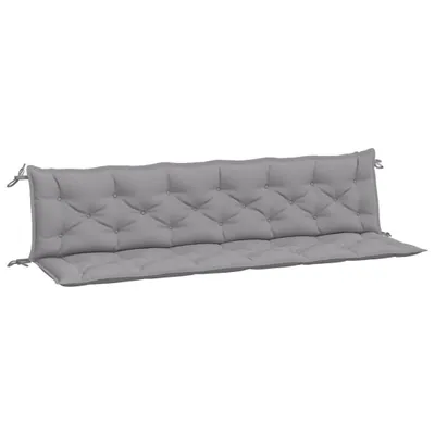 Produktbild von Gartenbank-Auflagen 2 Stk. Grau 200x50x7 cm Oxford-Gewebe