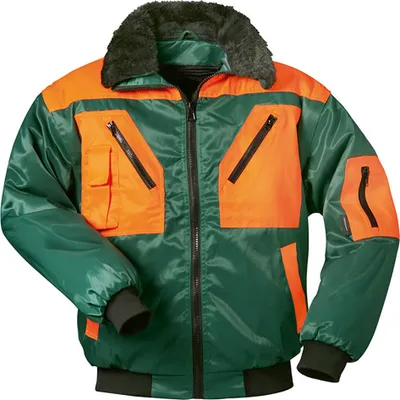 Produktbild von Norway Pilotenjacke forst grün/orange Gr. 2XL