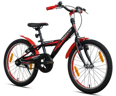 Produktbild von 20 Zoll Kinderfahrrad Jungen Fahrrad Rücktrittbremse RH 26 cm Schwarz Rot NEU -078
