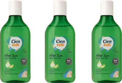 Produktbild von Cien Sun After Sun Aloe Vera Gel 250 ml – kühlend & beruhigend 3 Stück