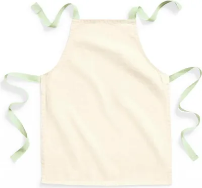 Produktbild von Westford Mill W362 | FairTrade Baumwolle Junior Craft Apron 45 cm x 60 cm - Farbe: Natural/Pistachio - Größe: One Size