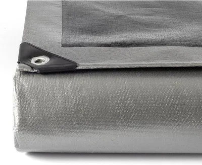 Productafbeelding van Dekzeil 240 g/m² PE-materiaal, 2-in-1 zomer- en winterhoes, zonnezeil, hout-, auto- en bootzeil