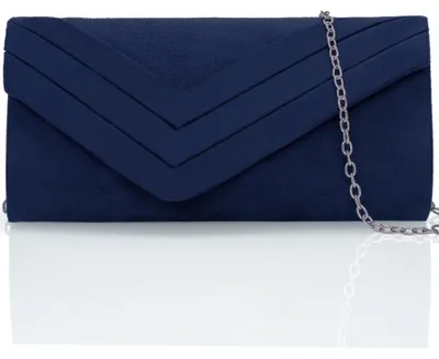 Productafbeelding van Elegant suède clutch met ketting voor dames