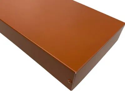 Produktbild von Endstück für Mauerabdeckung Alu Rot Zuschnitt 40 cm - Siehe Skizze / Beschreibung