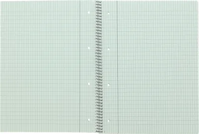 Produktbild von Collegeblock Office A4+ 80 Blatt 70 g/qm 4-fach gelocht rautiert Packung mit 10 Stück