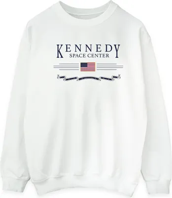 Produktbild von NASA - "Kennedy Space Centre Explore" Sweatshirt für Herren BI48211 (S) (Weiß)