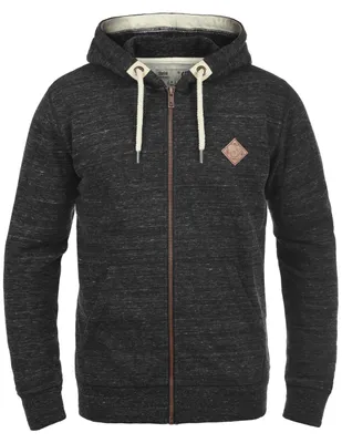 Produktbild von Solid SDCraig Herren Sweatjacke Kapuzenjacke Hoodie mit Kapuze Kordelzug Reißverschluss Kängurutasche Baumwollmischung Regular fit