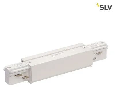 Produktbild von SLV 1001517 EUTRAC Längsverbinder mit Einspeisemöglichkeit verkehrsweiss