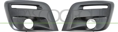 Produktbild von PRASCO Lüftungsgitter Grill Stoßfänger passend für PEUGEOT PARTNER Tepee mit Loch/Löchern für Nebellampen mit Loch/Löchern für Einparkhilfe