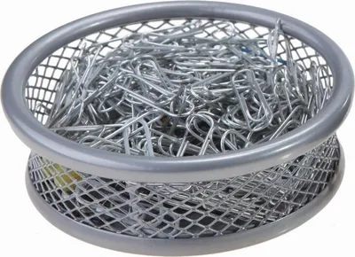 Obrázek produktu pro Paperclip cup small round silver