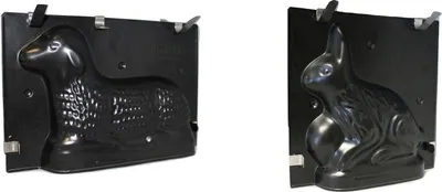 Produktbild von Kaiser Spezial Backset Ostern, Osterlamm + Osterhase Backform, Kuchenform 3D, Antihaft-Beschichtung