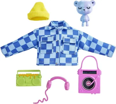 Image de Barbie Extra animal+robe+accessoires HDJ41