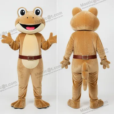 Produktbild von Verspielter MASTICOT brauner Frosch-Maskottchen