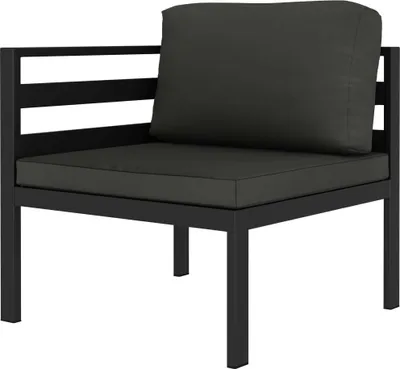 Produktbild von vidaXL 3-tlg. Garten-Lounge-Set mit Kissen Aluminium Anthrazit