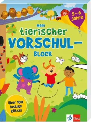 Produktbild von Mein tierischer Vorschul-Block (5 - 6 Jahre)