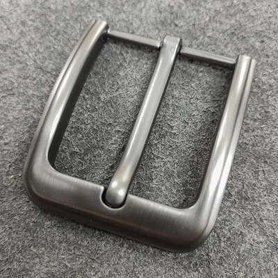 Produktbild von 1,5 Zoll (38–40 mm) Gürtelschnalle mit einer Zinke, quadratisch, Ersatzschnalle für Herren- und Damengürtel – Grau