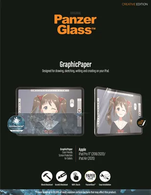 Produktbild von PanzerGlass GraphicPaper Displayschutzfolie für das iPad Pro 11 (2018 - 2021) / Air (2020)