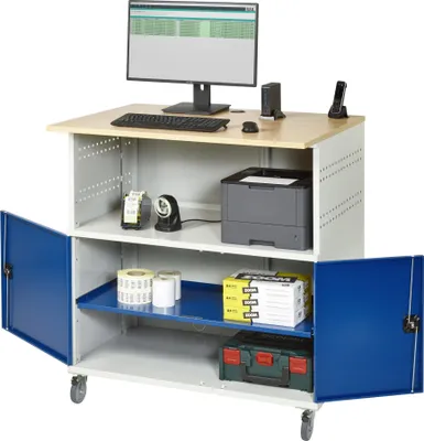 Produktbild von Rau Computer-Tisch 1022, B1100xT790xH1180mm, mobil