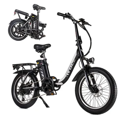 Produktbild von A21S E-Bike Klapprad 20 Zoll Breitreifen, 250W Pedelec 25 km/h, 36V 12,8Ah Akku, Shimano 7-Gang, LCD Display, Scheibenbremsen