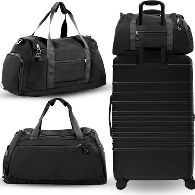 Produktbild von Große schwarze Sportreisetasche, Handgepäck, Trainingstasche