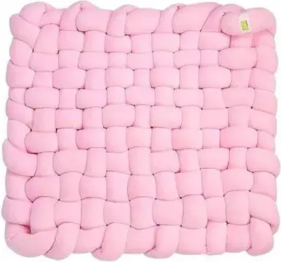 Produktbild von LULANDO M00110381, Pink, Einfarbig, Baumwolle, Polyester, Quadratisch, Drinnen, Mädchen