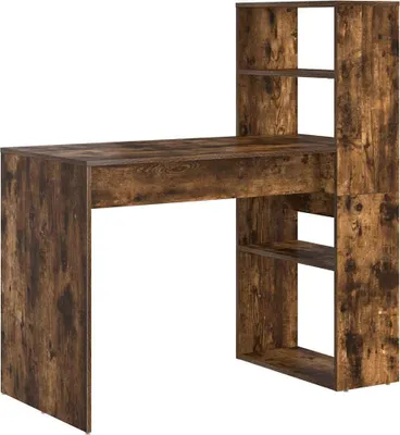 Obrázek produktu pro vidaXL Psací stůl kouřový dub 113 x 54 x 120 cm materiál na bázi dřeva