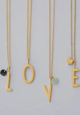 Produktbild von Design Letters - Halskette 60cm Gold