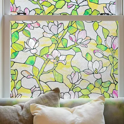 Imagen del producto de Película adhesiva para ventanas, protector de la vista, 44 x 120 cm, ideal para baños y salones