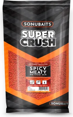 Produktbild von 2kg SONUBAITS SPICY MEATY Angelfutter Fischfutter Karpfen Barben Brassen Döbel