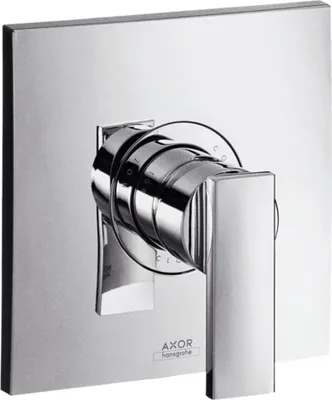 Zdjęcie produktu dla HansGrohe bateria prysznicowa podtynkowa Axor Citterio zestaw prefabrykowany chrom 39655000