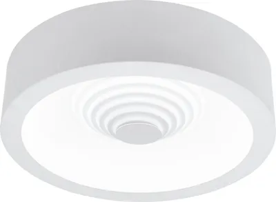Produktbild von EGLO LED Deckenleuchte Leganes, Deckenlampe dimmbar, Wohnzimmerlampe, Küchenlampe aus Metall und Kunststoff in Weiß, Flurlampe, warmweiß, Ø 45,5 cm