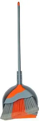 Image de Kit de nettoyage MagicHome PB168, balai avec pelle, avec manche, 24x135 cm