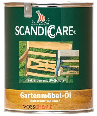 Immagine prodotto di Olio per mobili da giardino 1 Litro, con protezione UV, olio protettivo per legno esterno