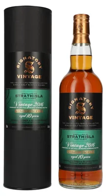Produktbild von Signatory Vintage STRATHISLA 10 Years Old The Un-Chillfiltered 2016 46% Vol. 0,7l in Geschenkbox