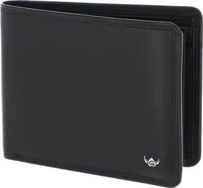 Produktbild von Golden Head Leder Geldbörse Polo RFID Protect Scheintasche 1125 Schwarz