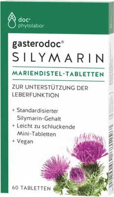 Immagine prodotto di gasterodoc® SILYMARIN - 60 compresse di cardo mariano