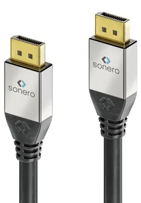 Produktbild von Sonero DisplayPort-Kabel S-DC000-020 Premium DP1.2 4K/60Hz Alustecker 2m