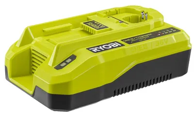 Image de Chargeur rapide RYOBI 12A, multifonctionnel, compatible avec les systèmes ONE+ 18V et MAX POWER 36V