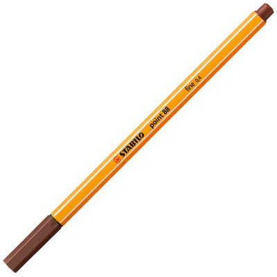 Produktbild von Fineliner - STABILO point 88 - Einzelstift - braun