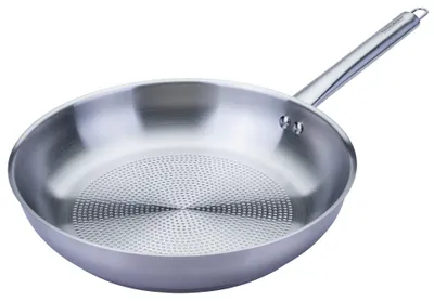Produktbild von Bratpfanne Brattopf - Edelstahl 18/8 - Ø 28 cm - Induktion - Bis 230 °C hitzebeständig