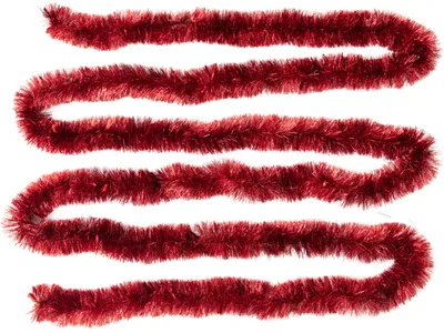 Produktbild von Girlande Lametta Doxa Rot Ø 150 mm x 6 m