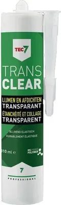 Image de Mastic polymère MS TEC7 310ml Collage Etanchéité - TRANSCLEAR 539506227