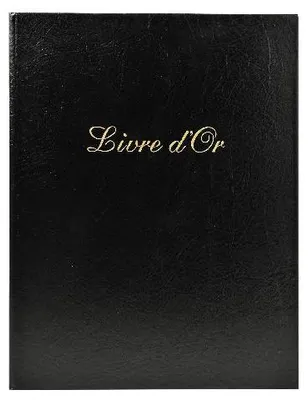 Image de Exacompta 3x Livre d'or Balacron avec titre 100p. blanches 27x22 cm assort 983E