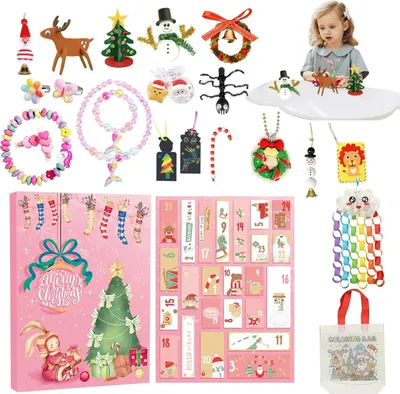 Produktbild von Adventskalender, Weihnachts-Countdown-Kalender, 24-Tage-š¹berraschung