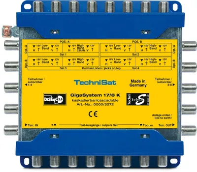 Produktbild von Multiswitch für Satellitenempfang bis zu 8 Teilnehmern