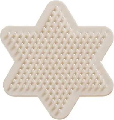 Produktbild von Creativ Company Nabbi Biobeads Grundplatte, Stern, Größe 9,8x9,8 cm, mittel, 1 Stück