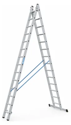 Zdjęcie produktu dla Drabina kombinowana Zarges Combimaster DX z 2 rzędami po 14 szczebli