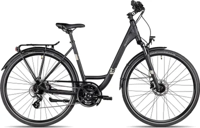 Produktbild von 2R Manufaktur TRS 24 Wave komfortables Trekkingbike mit Tiefeinstieg 28 Zoll Schwarz 56 cm
